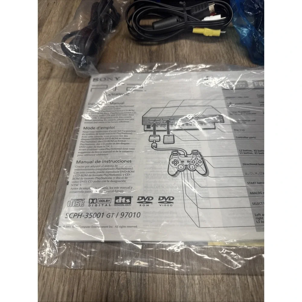 Sony PlayStation 2 Gran Turismo 3 Console Bundle CIB Complete WOW Look/Read